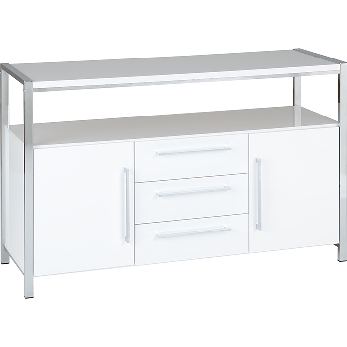 Charisma White Gloss Sideboard - Click Image to Close